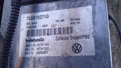 Webasto siroco VW Touareg, cod 7L6815071G