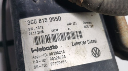Webasto VW Passat B6 sirocol incalzire auxiliara 3C0815065D
