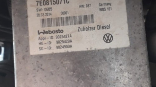 Webasto VW Transporter T5 2014 7E0815071C