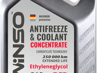 Winso Red Antigel Concentrat Rosu G12+ 1L 880990