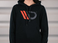 Womens Black Hoodie MA-HDY-BLK-WMNS-1-XS