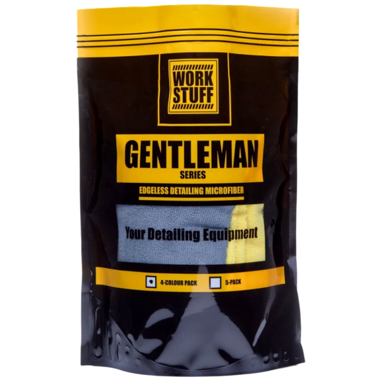 Work Stuff Gentleman Basic Microfiber Set 4 Buc Laveta Microfibra Multicolor 40X40CM WS-GTLMB-4PACK