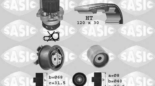 Wpk-177401 kit distributie+pompa apa pt audi,