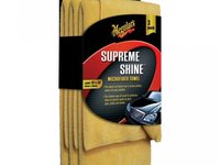 X2020EUMG LAVETA INDEPARTARE POLISH,, 40 x 63CM, 3 BUC, SUPREME SHINE MICROFIBER - MEGUIARS