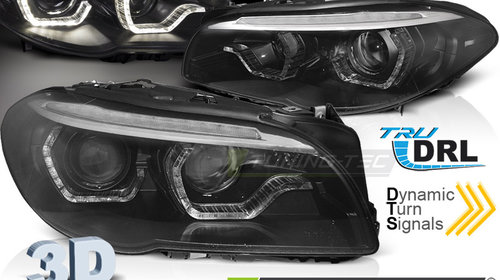 XENON Faruri AFS ANGEL EYES LED DRL BLACK SEQ