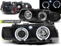 XENON Faruri ANGEL EYES BLACK compatibila BMW E38 09.98-07.01