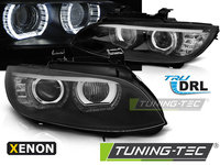 XENON Faruri ANGEL EYES LED BLACK AFS compatibila BMW E92/E93 06-10