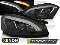 XENON Faruri DAYLIGHT BLACK compatibila MERCEDES W221 05-09