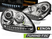 XENON Faruri DAYLIGHT Crom look compatibila PORSCHE CAYENNE 02-06