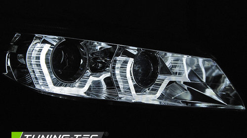 XENON Faruri LED DRL Crom look SEQ compatibila BMW Z4 E89 09-13