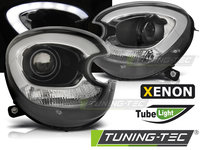 XENON Faruri TUBE LIGHT BLACK compatibila BMW MINI (COOPER) R60 R61 COUNTRYMAN 10-14
