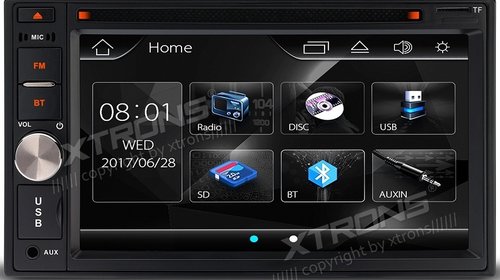 Xtrons TD623 Dvd Auto 2 DIN cu Touch Screen B