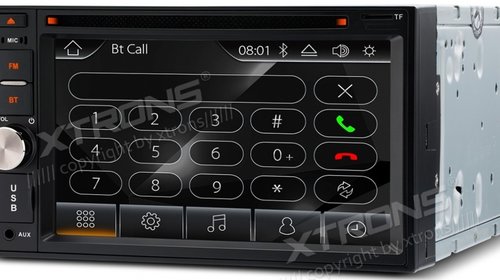 Xtrons TD623 Dvd Auto 2 DIN cu Touch Screen Bluetooth, USB / SD