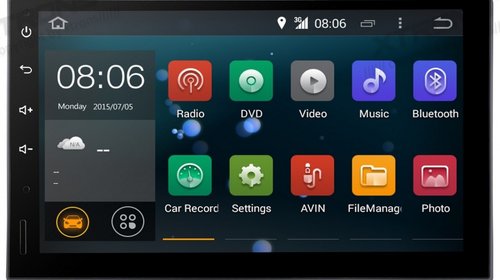 Xtrons TD702A DVD Auto cu Android si Navigati