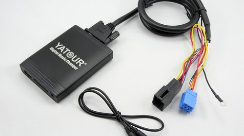 Yatour ( USB/SD/AUX-IN ) pentru Audi, Seat, Skoda, VOLKSWAGEN cu conector mini-ISO 8 pini