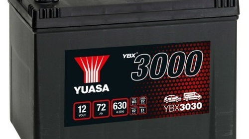 Yuasa 3000 Asia 72Ah 630A (258X174x225) Yuasa