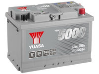 Yuasa 5000 Silver 80Ah 740A (278X175x190) Yuasa Ybx5096 53930