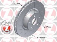 Zimermann disc frana cu r330mm pt mercedes s-class(w220)