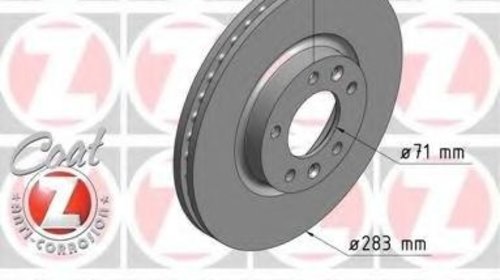 Zimermann disc frana fata pt peugeot 407,508,