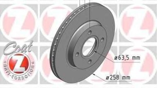 Zimermann set 2discuri frana fata pt ford fie