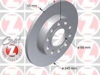 Zimermann set 2discuri frana spate cu r245mm,plit pt audi A4