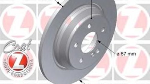 Zimmermann disc frana spate pt mercedes s-cla